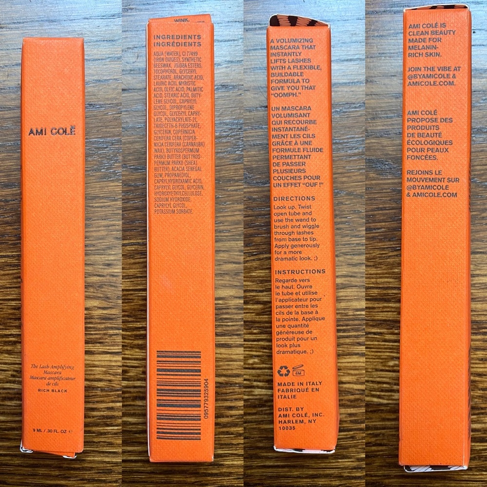 Ami Cole award-winning mascara